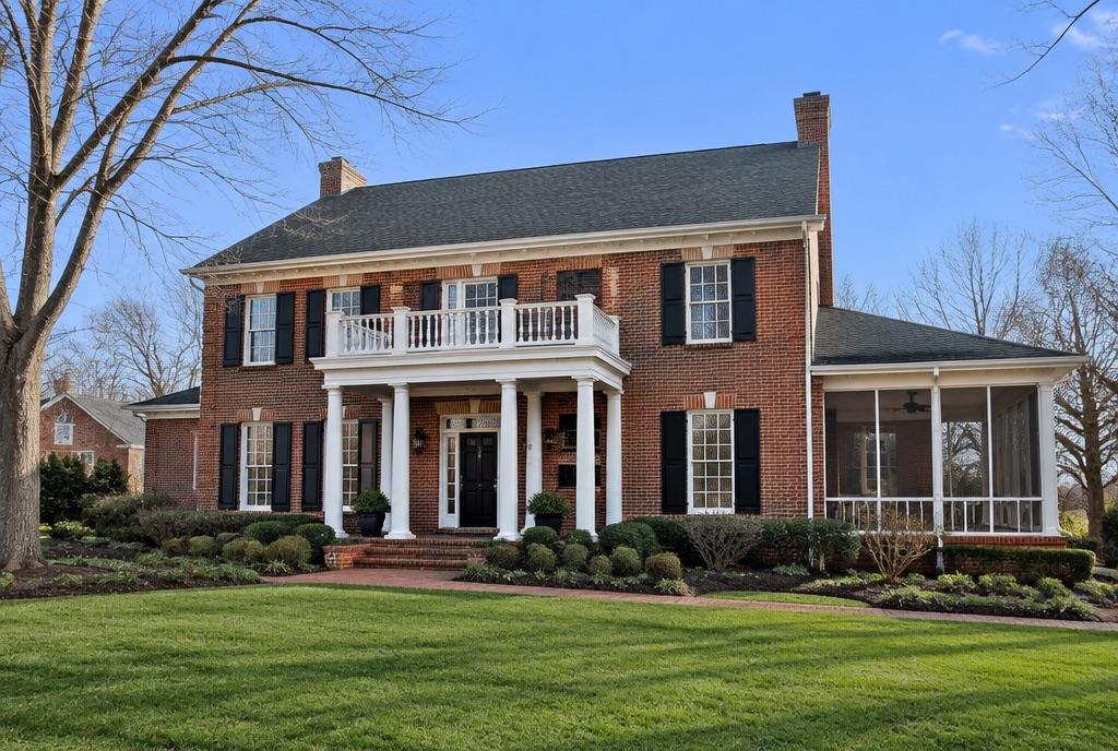 Modern Maryland home exterior